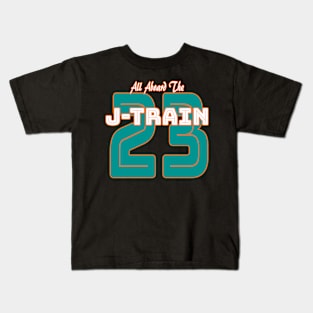 All Aboard the Ajayi J-Train Tshirt Miami Fans Kids T-Shirt